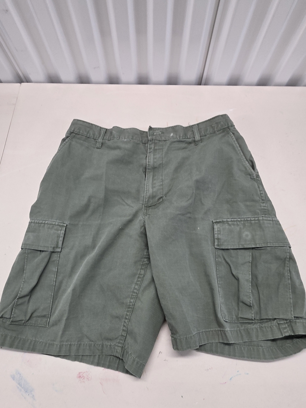 Propper Tactical Cargo Ripstop Green Shorts Men's Size Medium Inseam 9